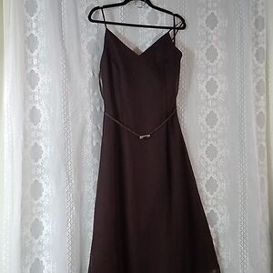Vintage Jordan Dark Brown Women's Dress Size 8